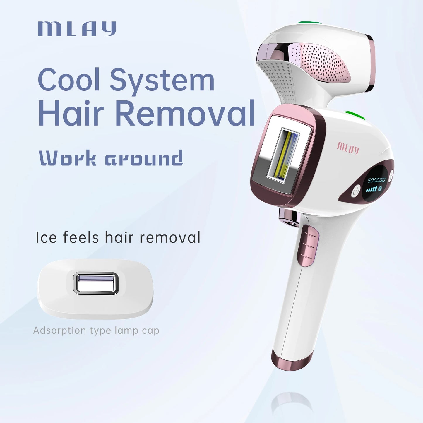 epilatore laser per viso è corpo unisex