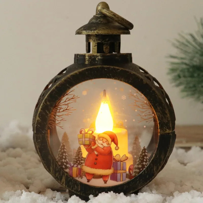 Decorazioni natalizie luminose per finestre albero di natale