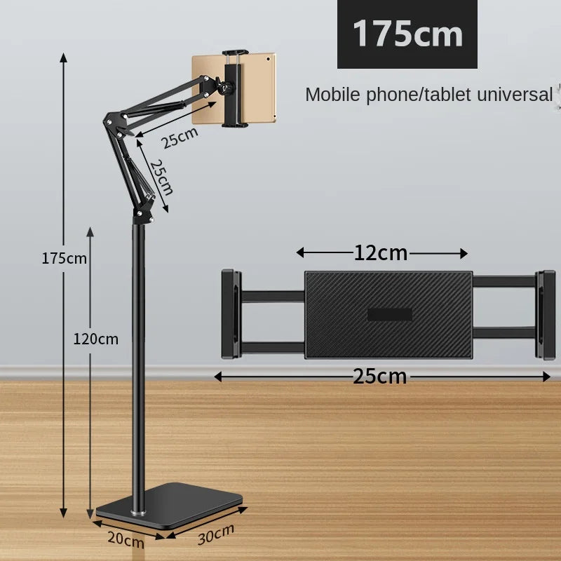 supporto mobile a sbalzo in metallo ideale per tablet e smartphone