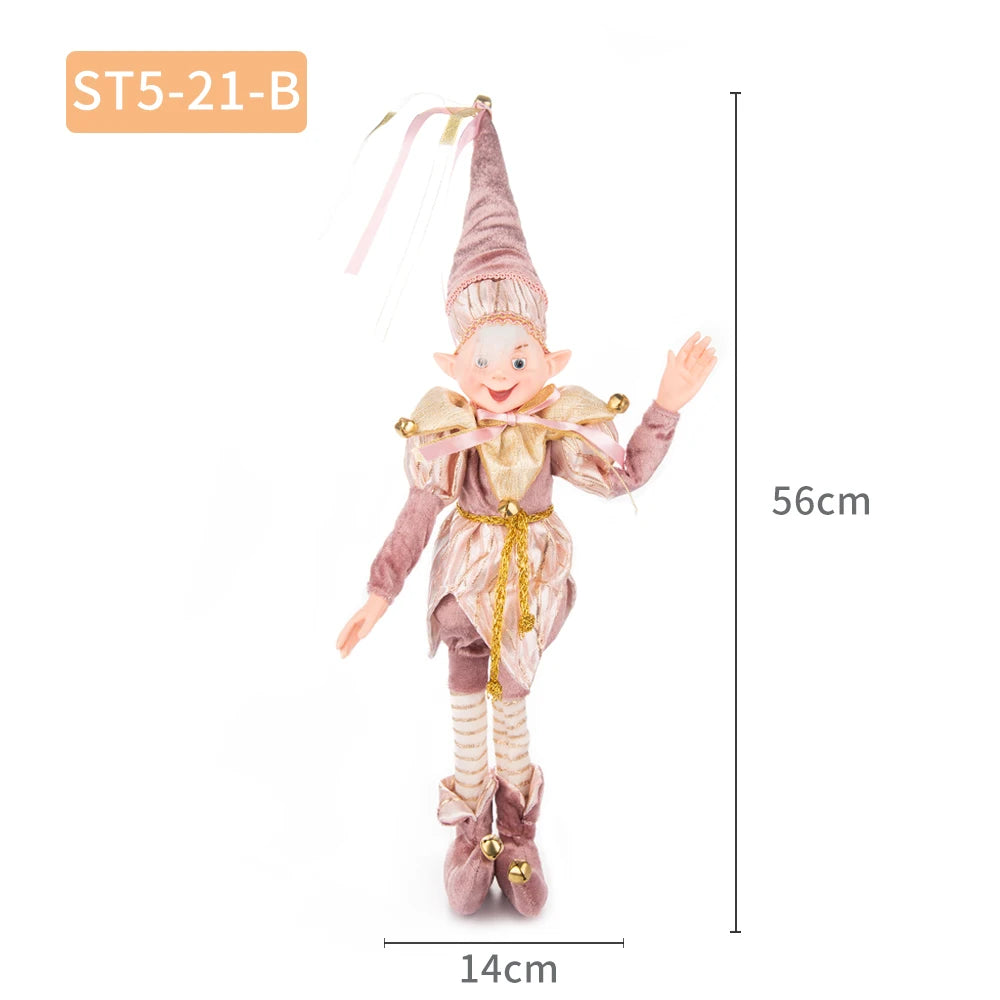 Elfi per il natale 2025 altezza 56 cm