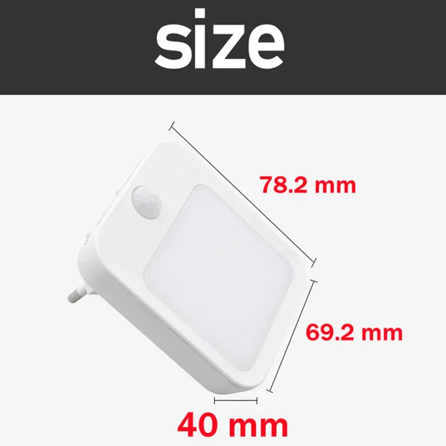 luce notturna a led con sensore di movimento