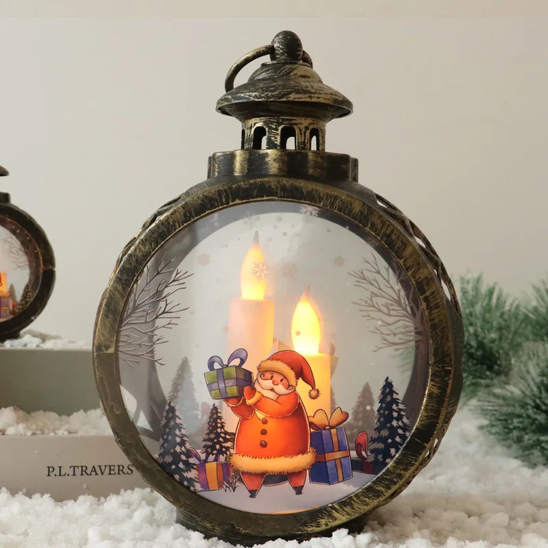 Decorazioni natalizie luminose per finestre albero di natale