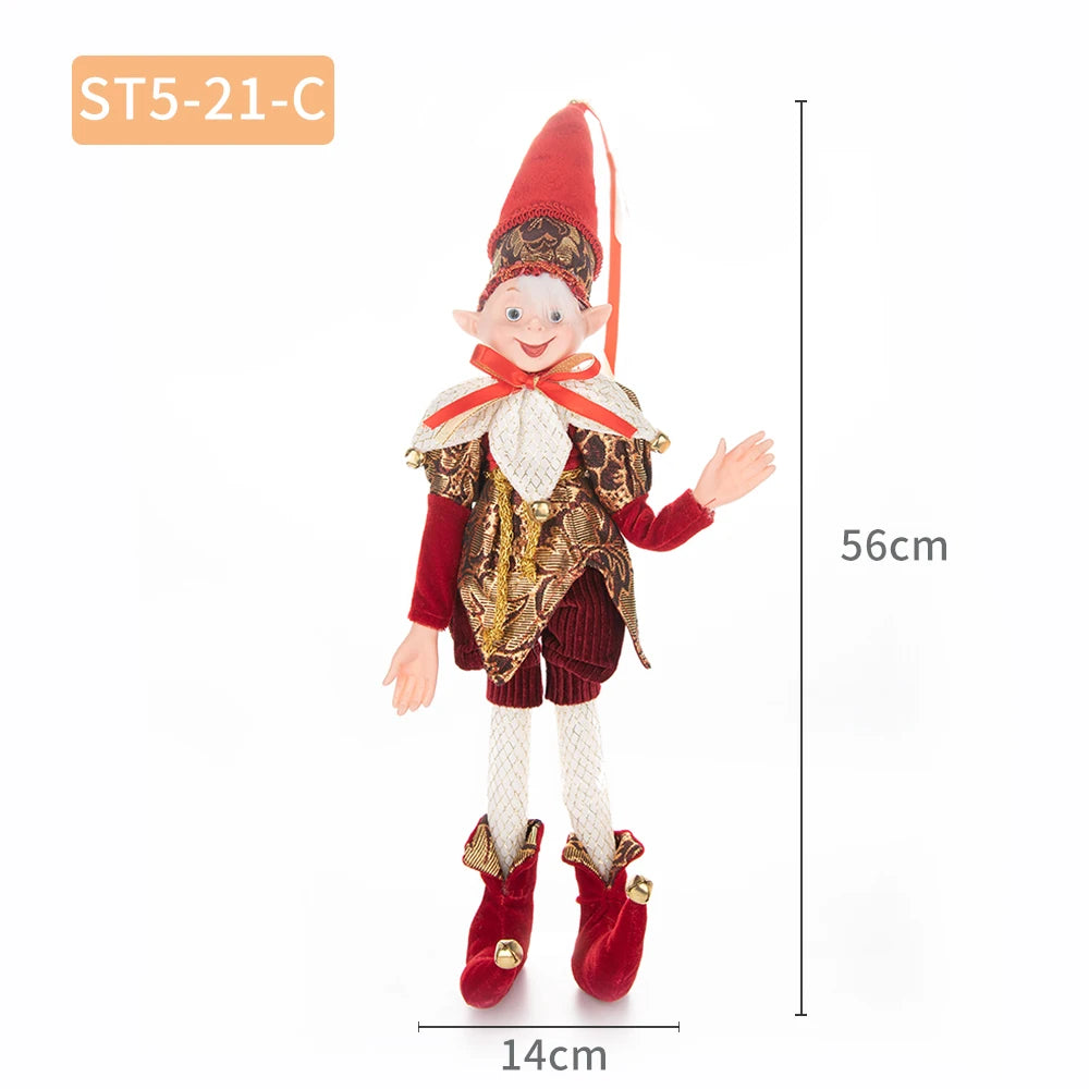 Elfi per il natale 2025 altezza 56 cm