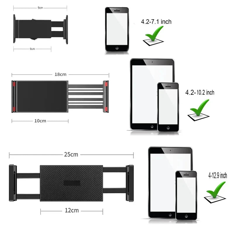 supporto mobile a sbalzo in metallo ideale per tablet e smartphone