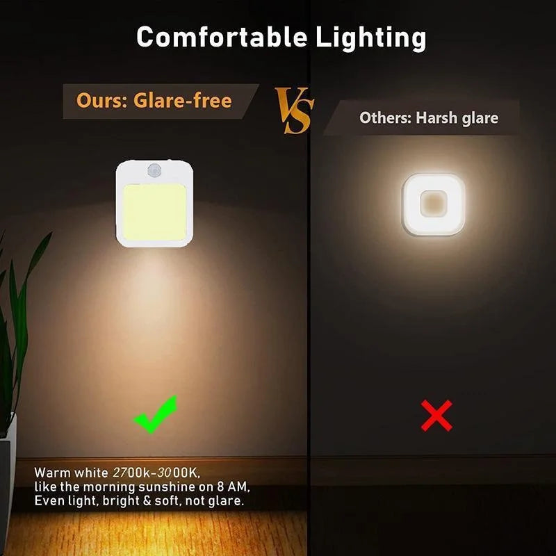 luce notturna a led con sensore di movimento