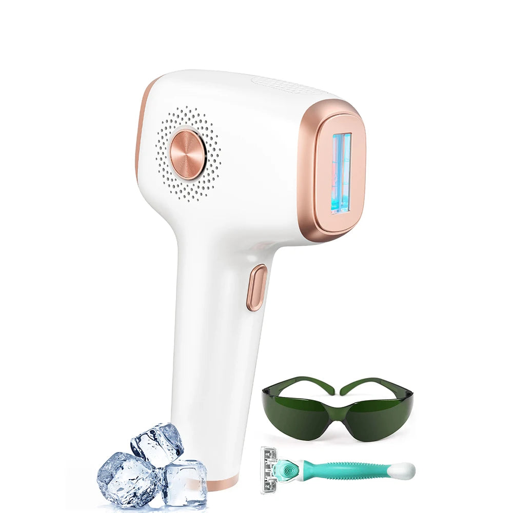 epilatore laser per donne è uomini con raffreddamento a ghiaccio