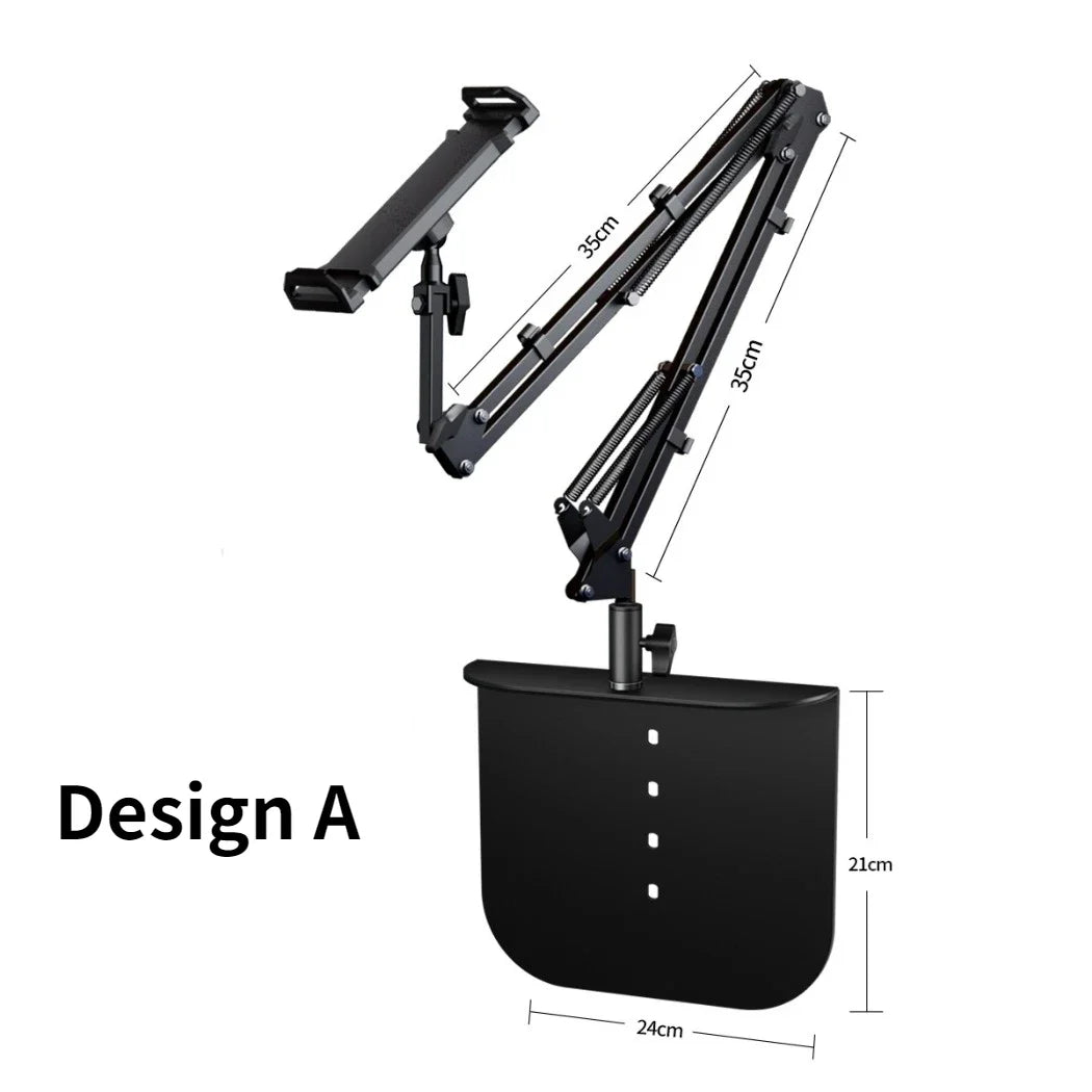 supporto pieghevole in alluminio a 360° con staffa ideale per smartphone tablet