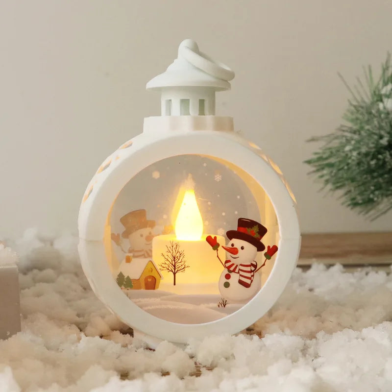 Decorazioni natalizie luminose per finestre albero di natale