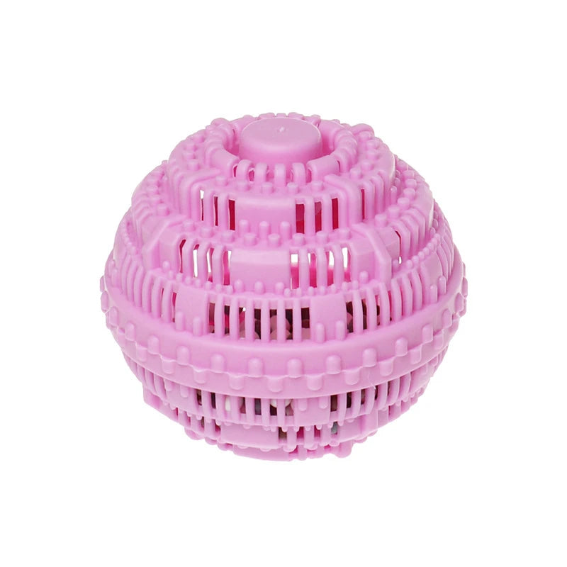 Sfera magica per lavatrice ecologica, misura 10cm in pvc con all'interno ioni negativi.