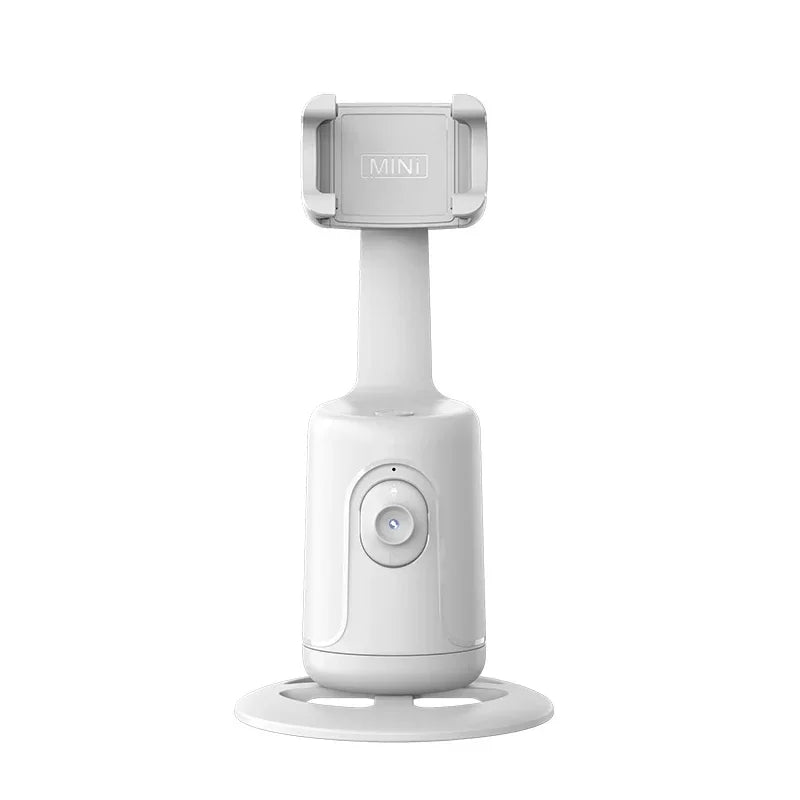Supporto per telefono con tracciamento automatico, tracciamento automatico del viso, rotazione a 360°, tracciamento rapido di volti e oggetti, robot cameraman portatile