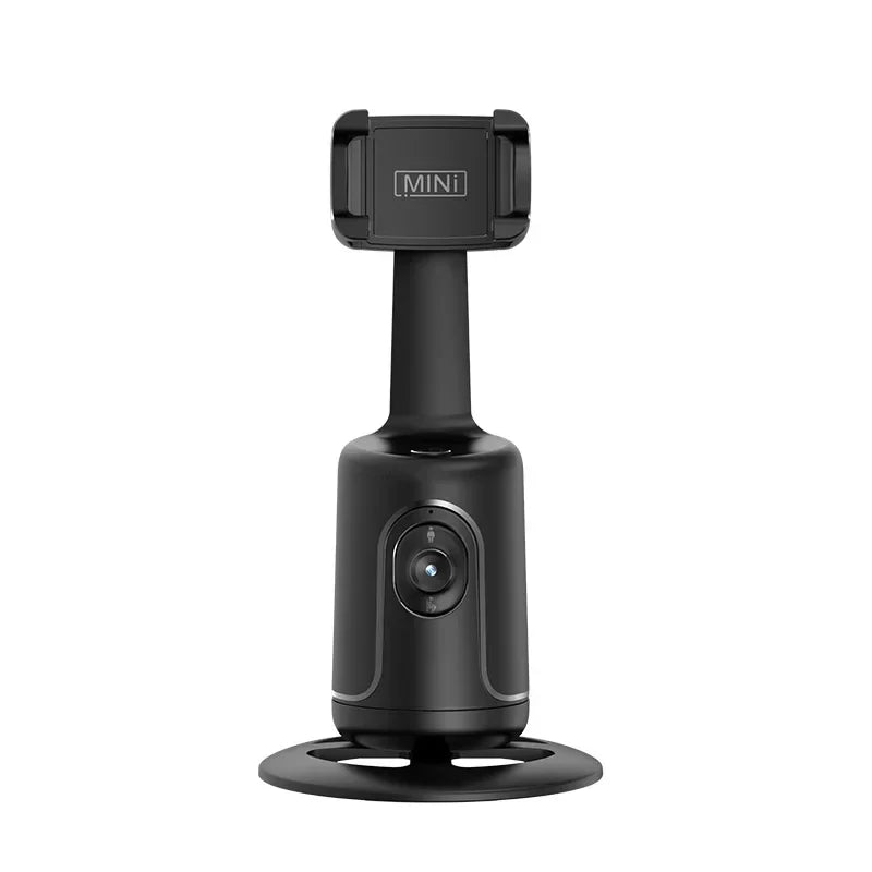 Supporto per telefono con tracciamento automatico, tracciamento automatico del viso, rotazione a 360°, tracciamento rapido di volti e oggetti, robot cameraman portatile