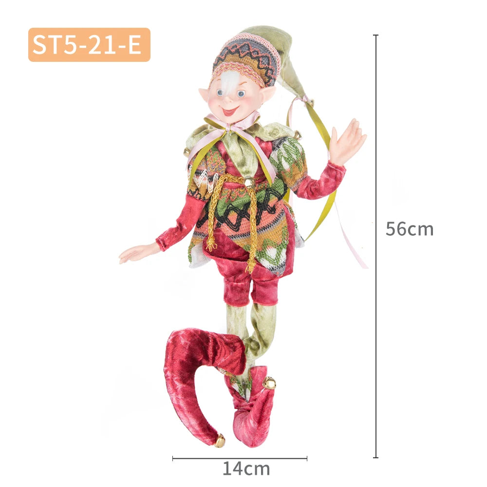 Elfi per il natale 2025 altezza 56 cm