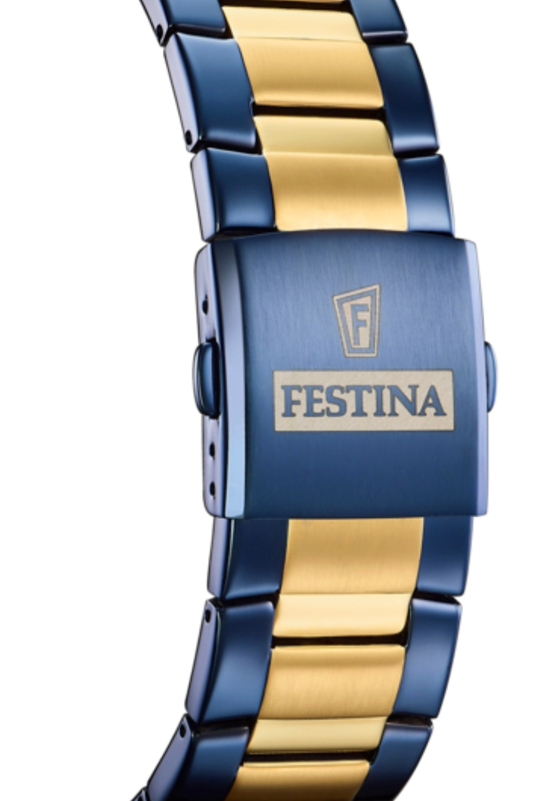 Orologio Cronografo della FESTINA Acciaio- blu & Gold Quadrante blu