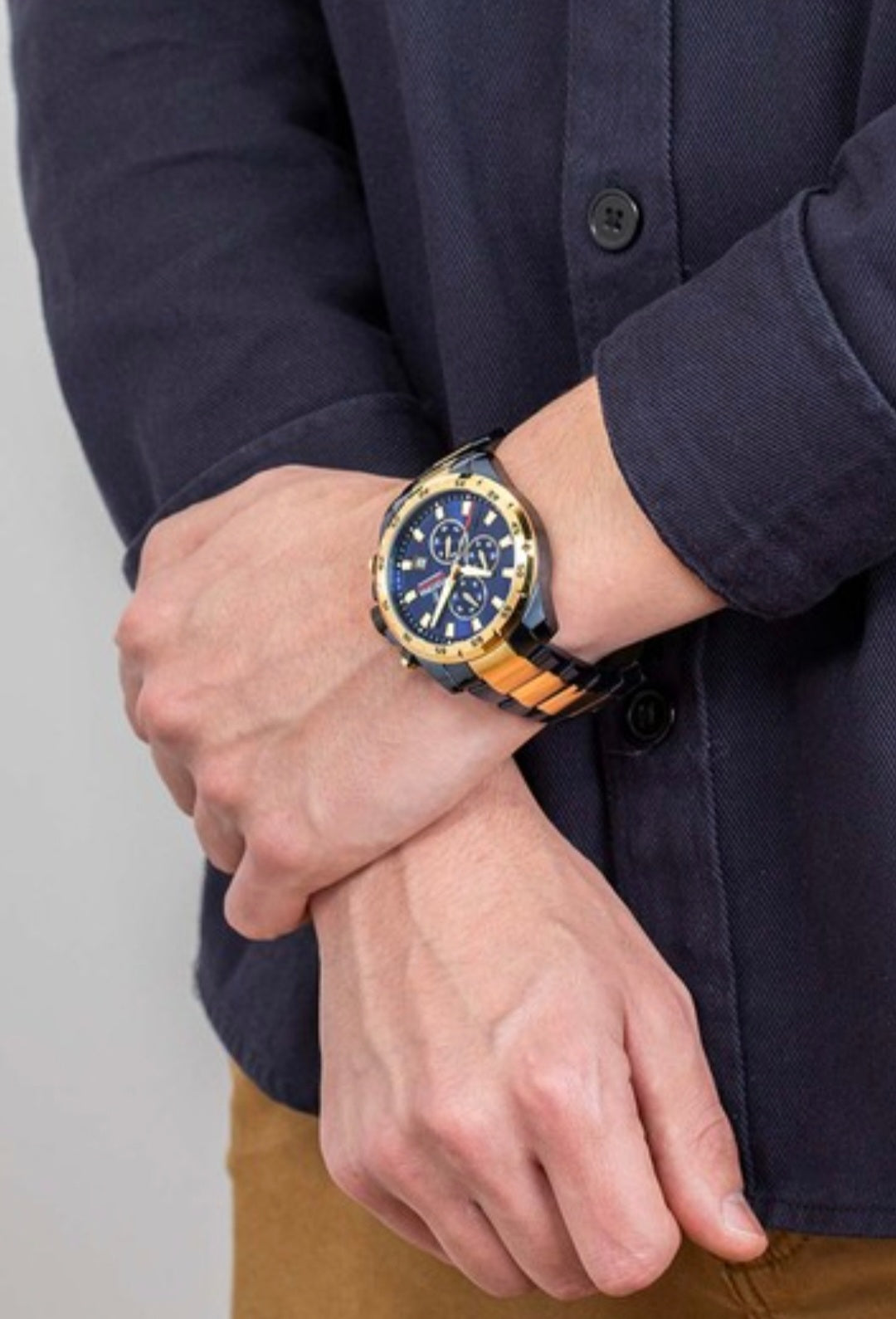 Orologio Cronografo della FESTINA Acciaio- blu & Gold Quadrante blu
