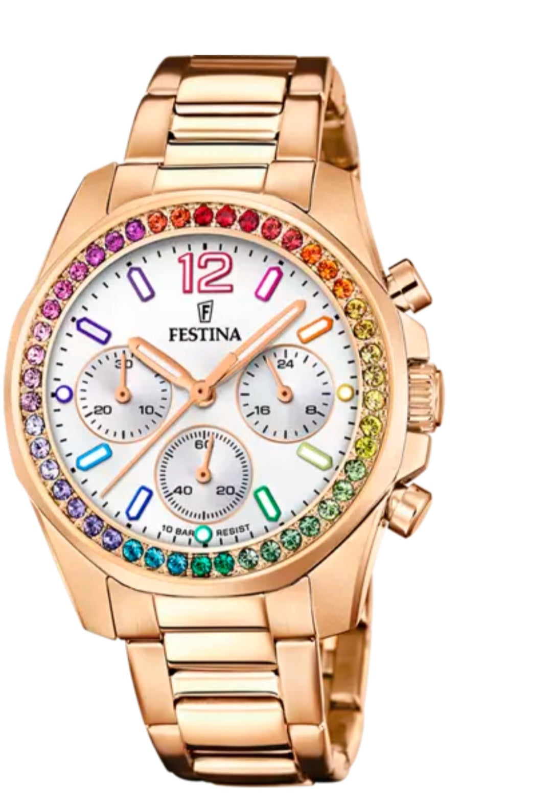 orologio da donna della FESTINA rainbow F20639/2 con cinturino in acciaio