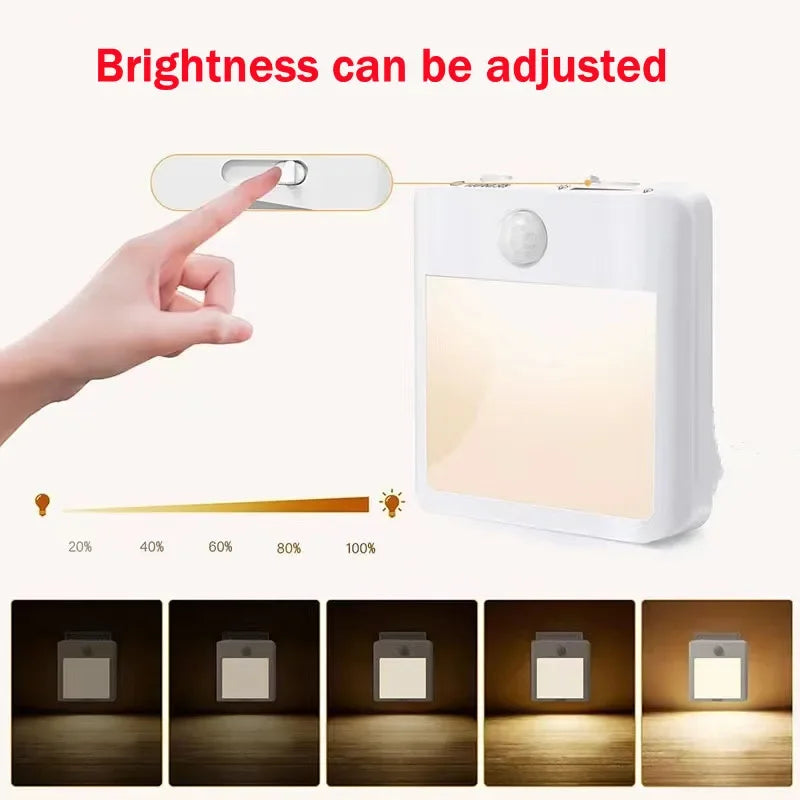 luce notturna a led con sensore di movimento