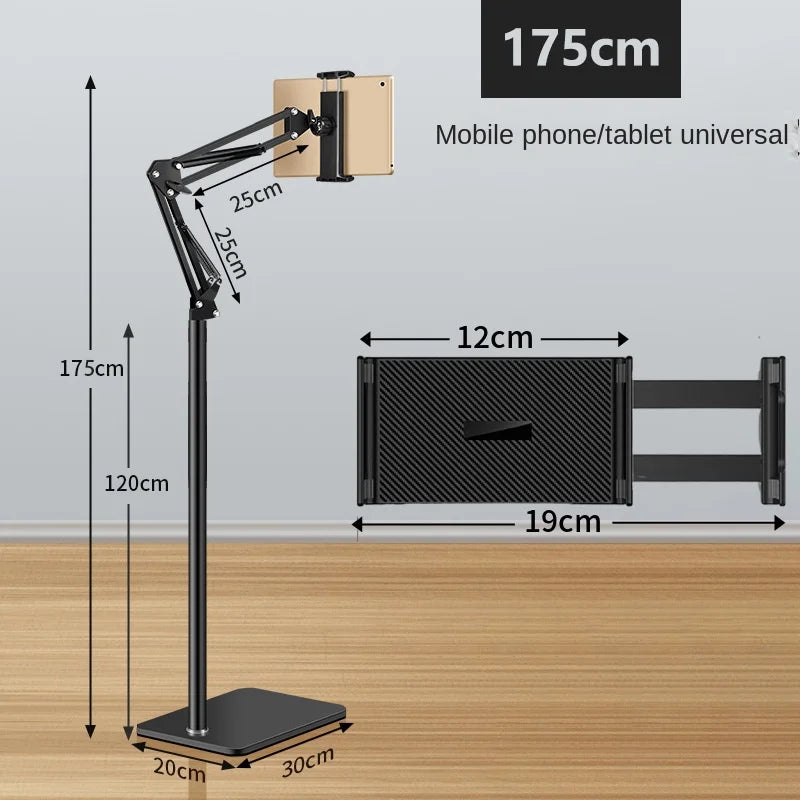 supporto mobile a sbalzo in metallo ideale per tablet e smartphone