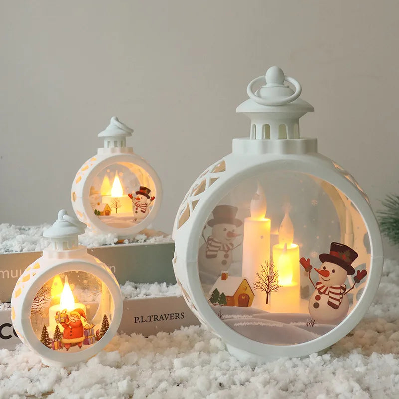 Decorazioni natalizie luminose per finestre albero di natale
