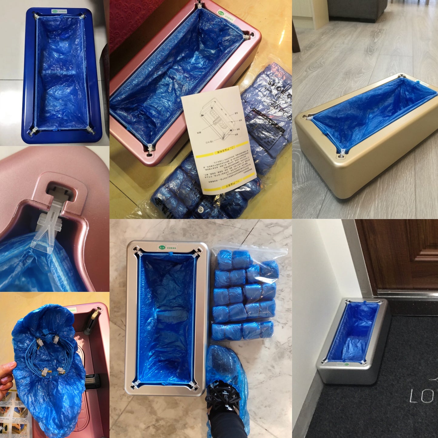 macchina per copertura di scarpe usa e getta . per uso domestico intelligente.