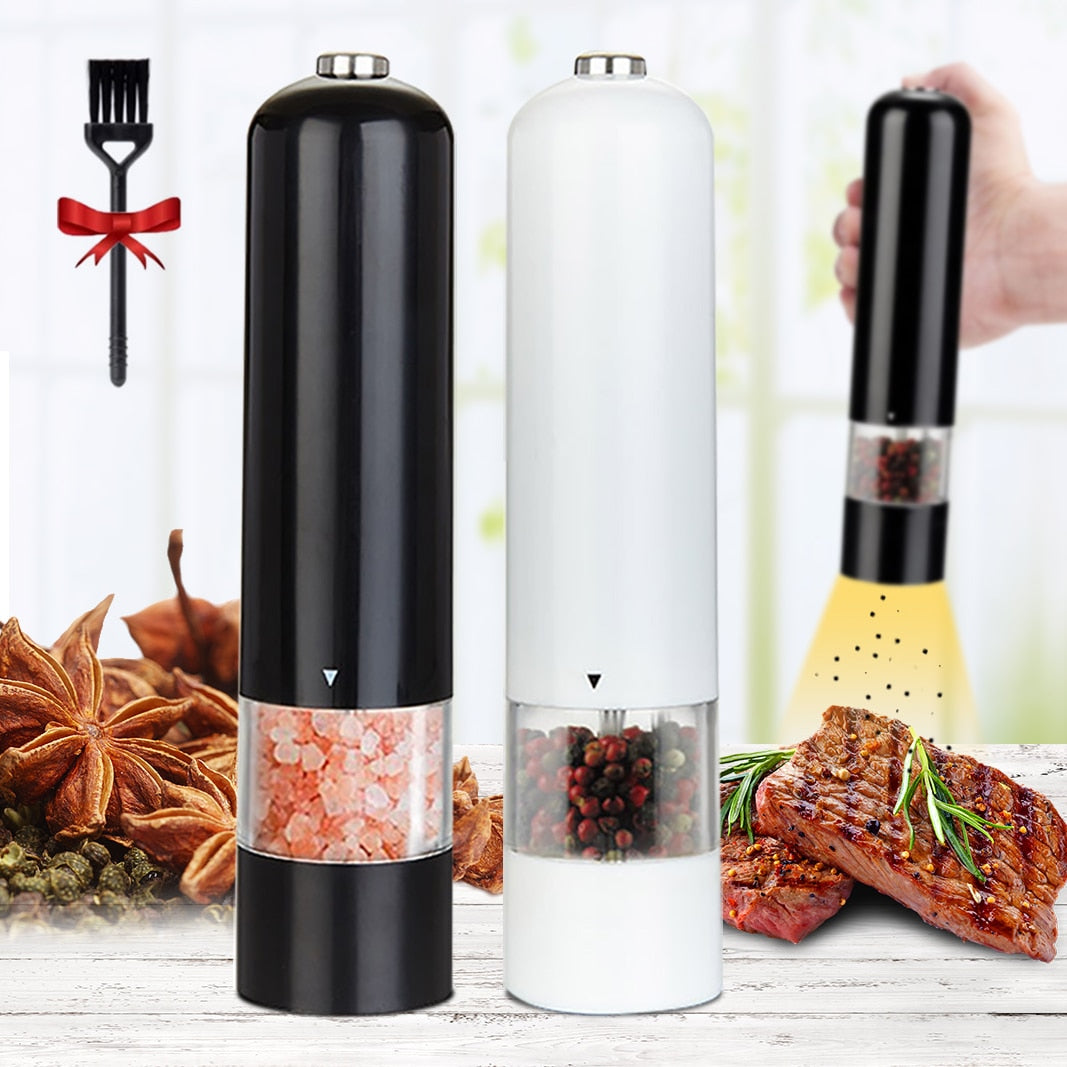 set macina sale e pepe elettrico con grana regolabile