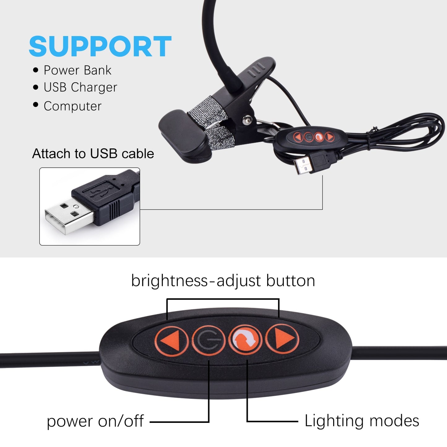 lampada da scrivania con 3 mod 14 luminosità durata 3000 ore