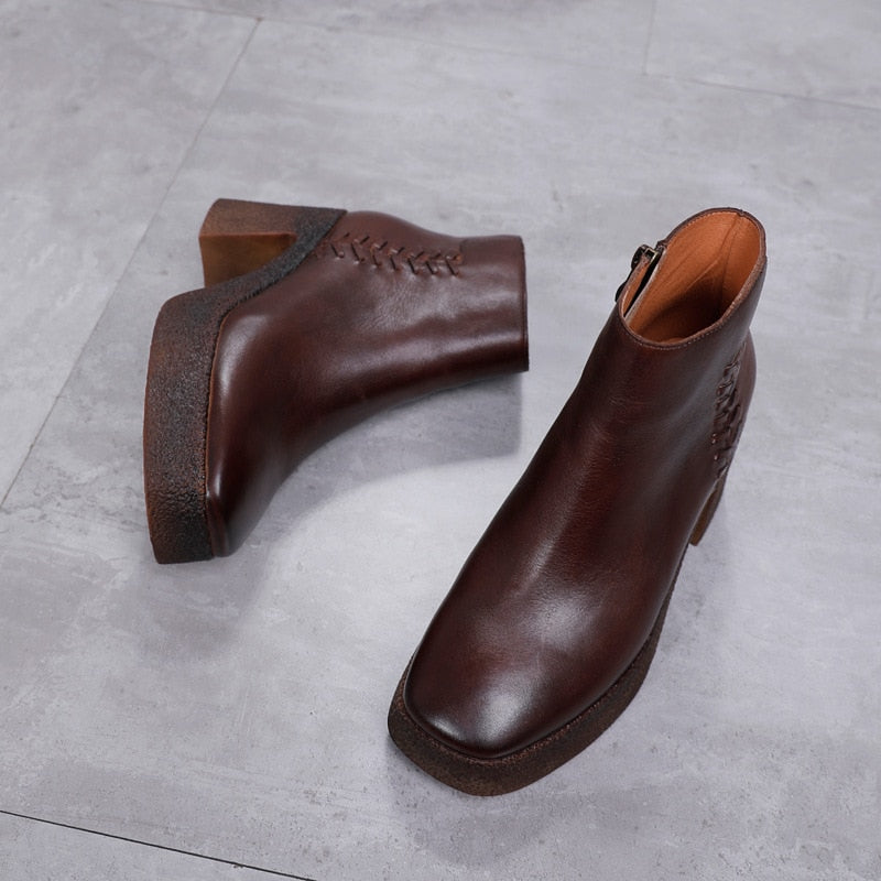 scarpa da donna  stile retrò  tipo stivaletto