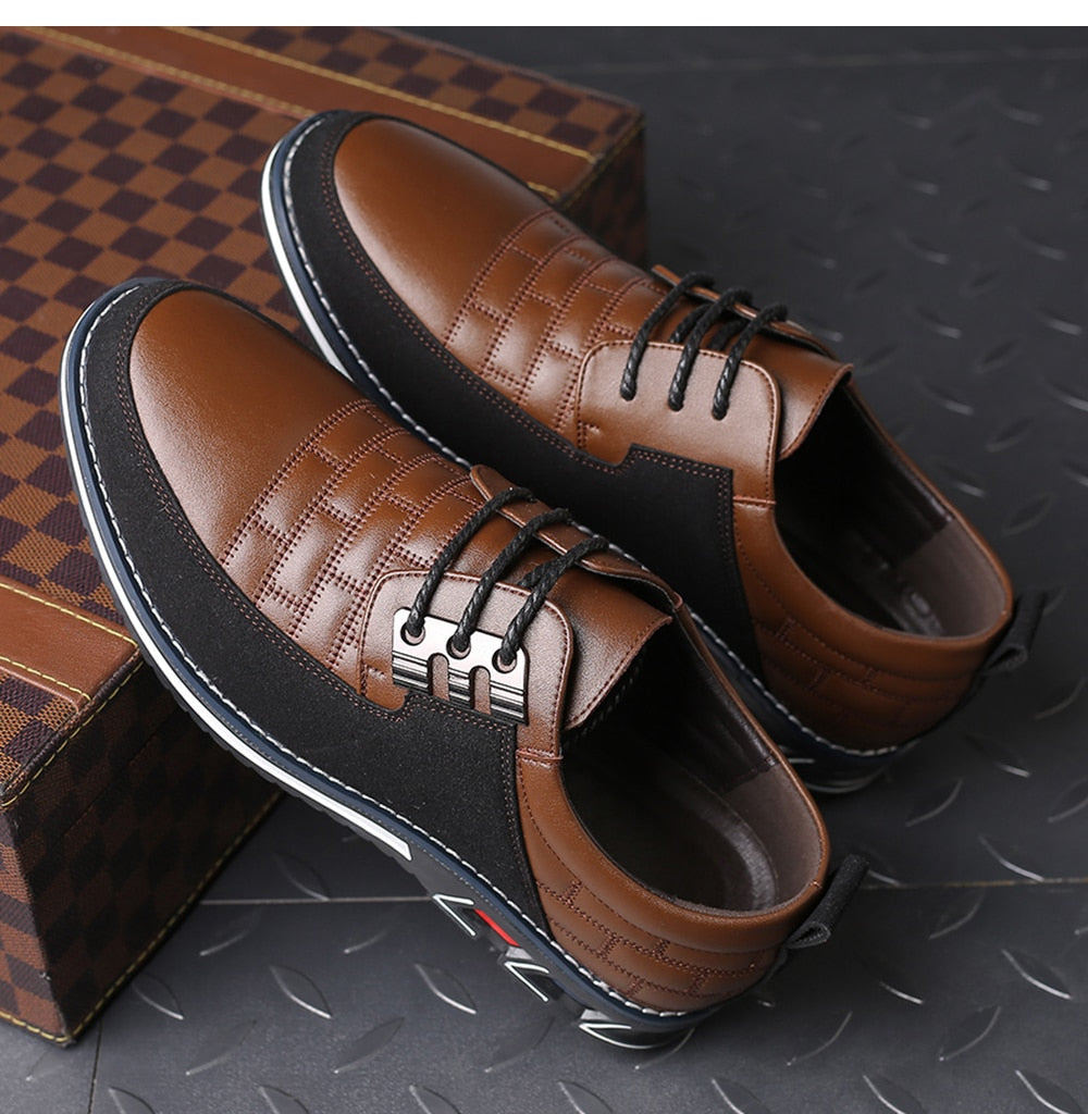 scarpe casual da uomo in pelle