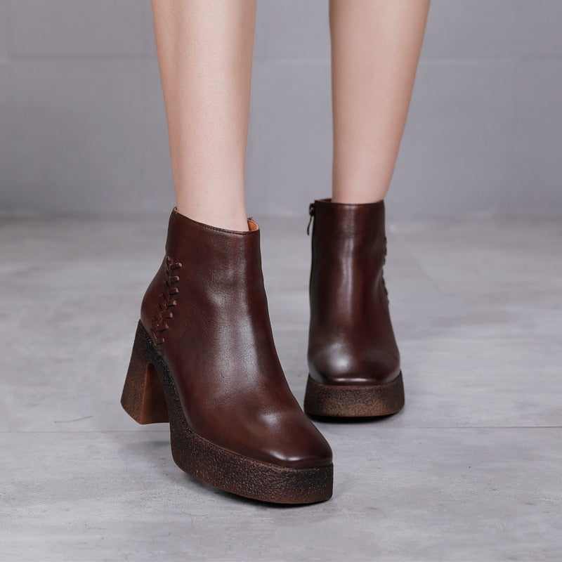 scarpa da donna  stile retrò  tipo stivaletto