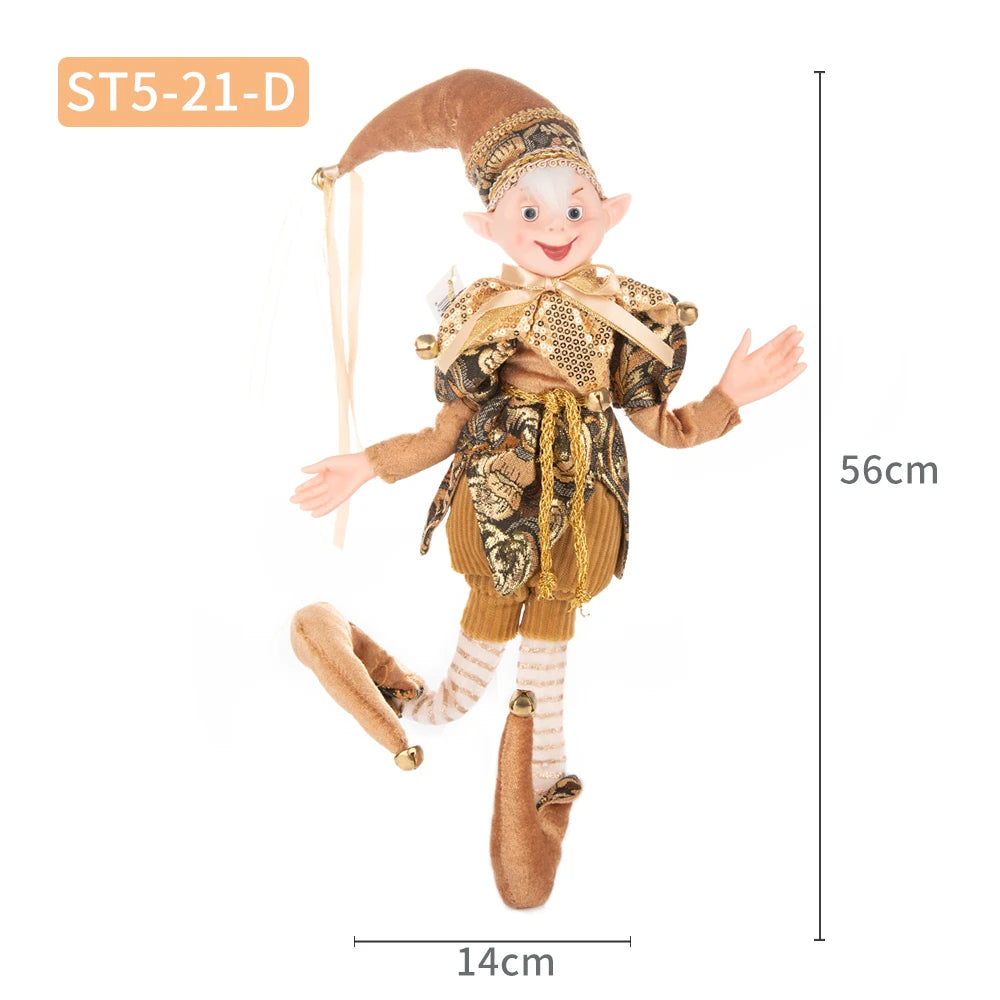 Elfi per il natale 2025 altezza 56 cm