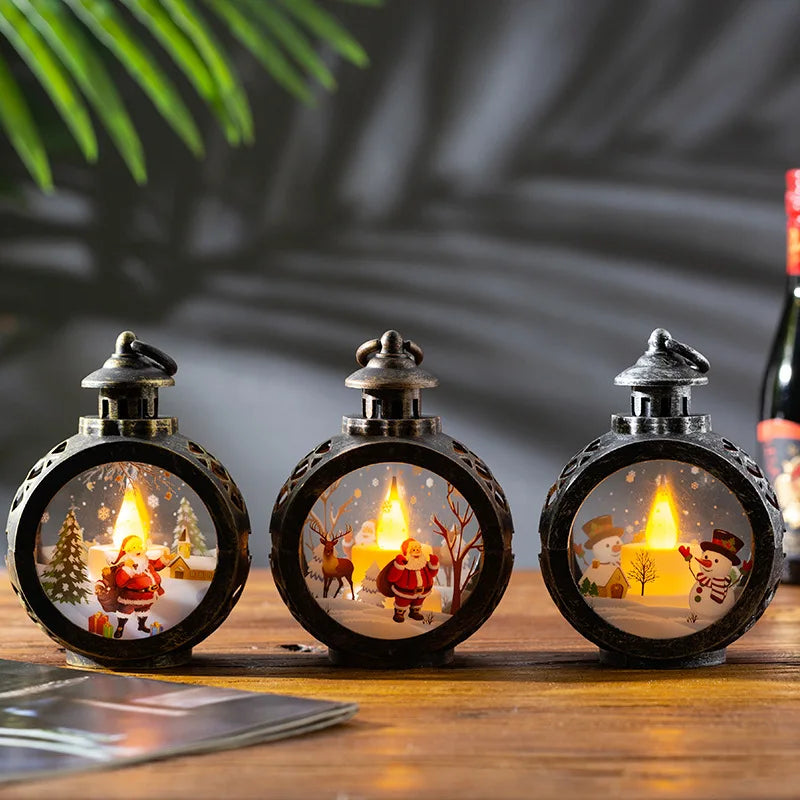 Decorazioni natalizie luminose per finestre albero di natale