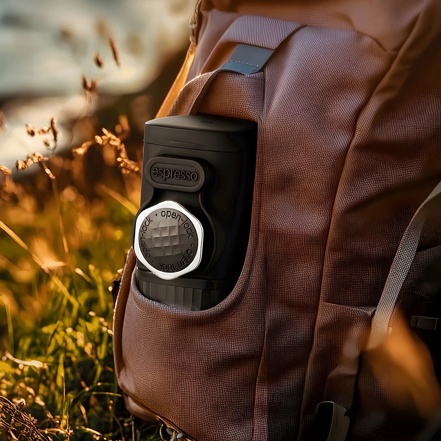 Macchina da caffè portatile non elettrica manuale