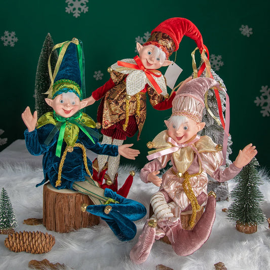Elfi per il natale 2025 altezza 56 cm
