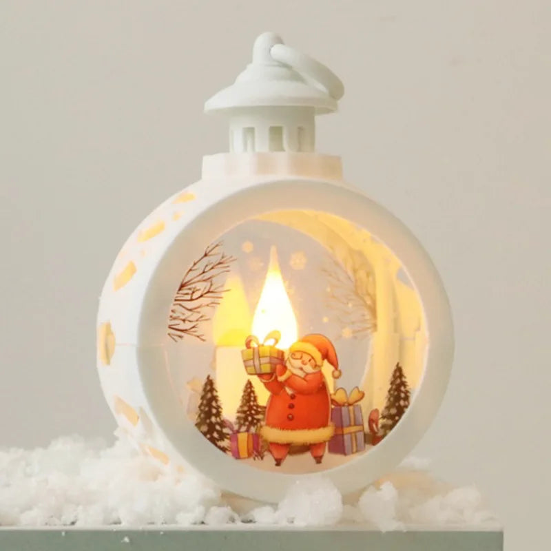 Decorazioni natalizie luminose per finestre albero di natale