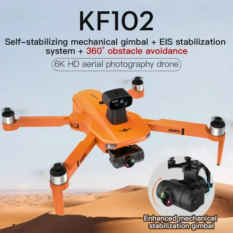 Drone GPS 8K HD Camera 2 assi Gimbal professionale anti-vibrazione Fotografia aerea Brushless Evitamento ostacoli Quadcopter Giocattoli