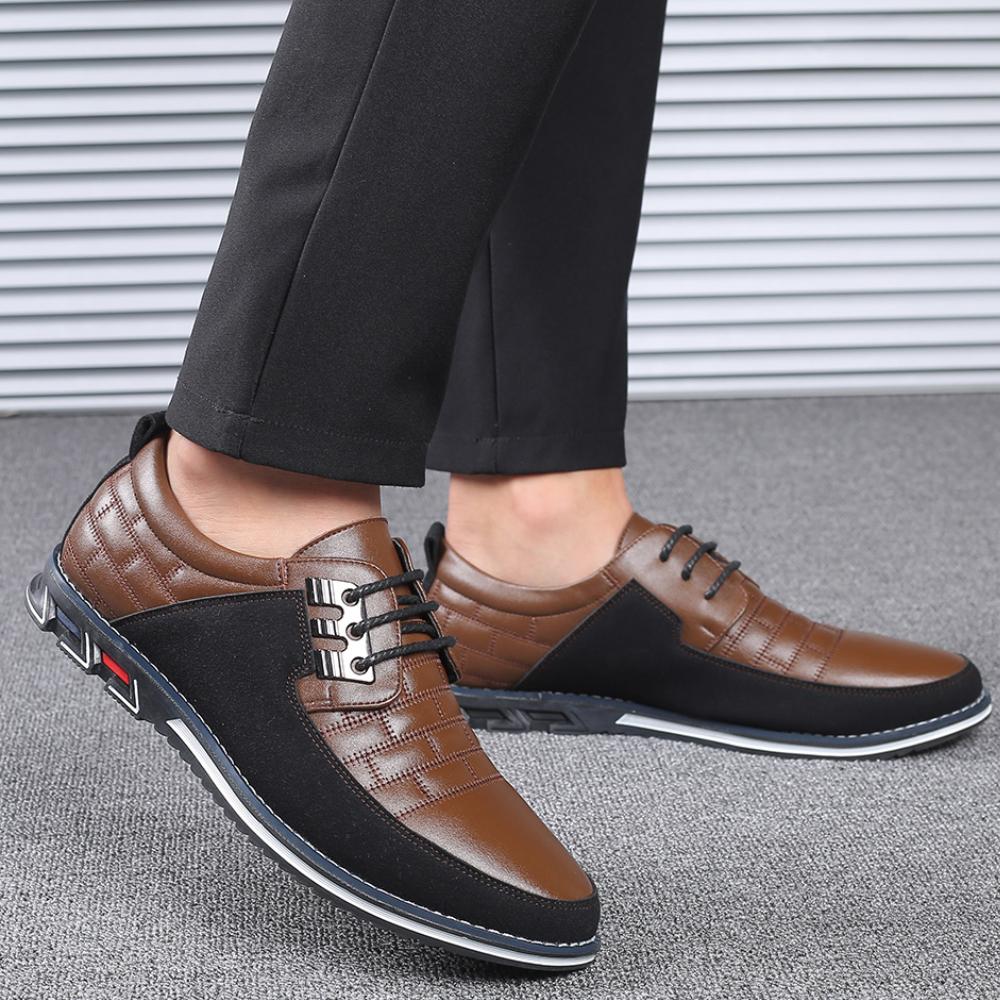 scarpe casual da uomo in pelle