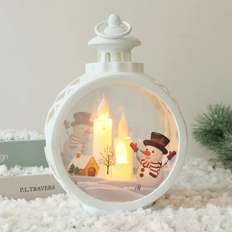 Decorazioni natalizie luminose per finestre albero di natale