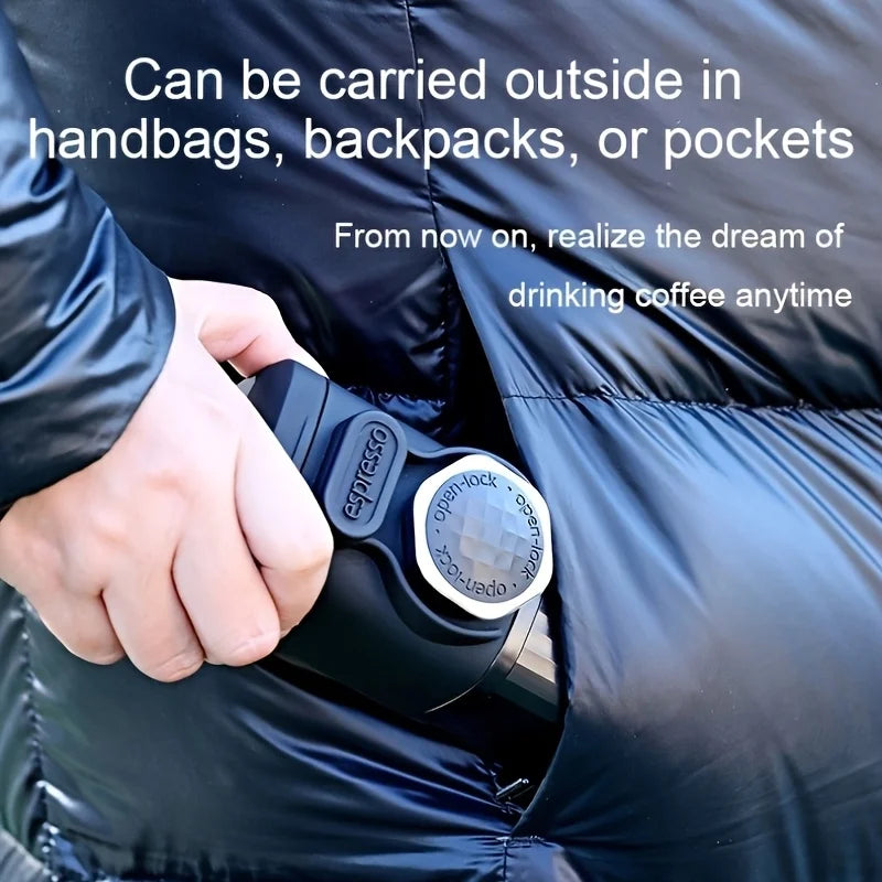 Macchina da caffè portatile non elettrica manuale