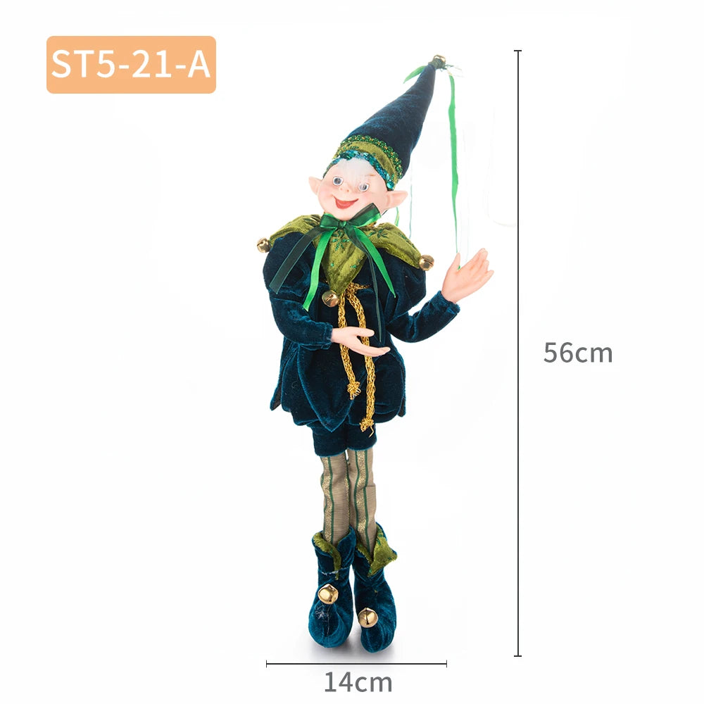 Elfi per il natale 2025 altezza 56 cm