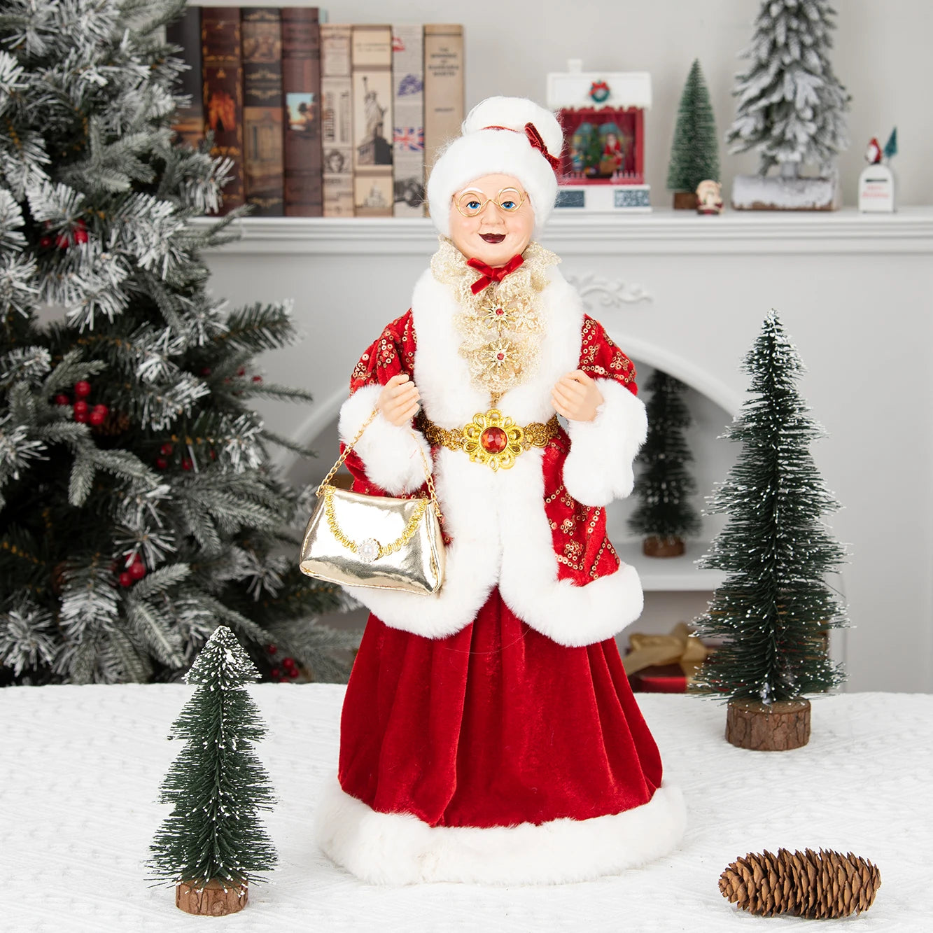 La Nonnina Santa Claus altezza 54cm