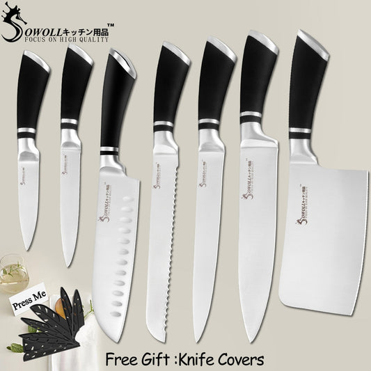 coltelli da cucina in acciaio inox della sowoll  singolo o set completo con garanzia  a vita.