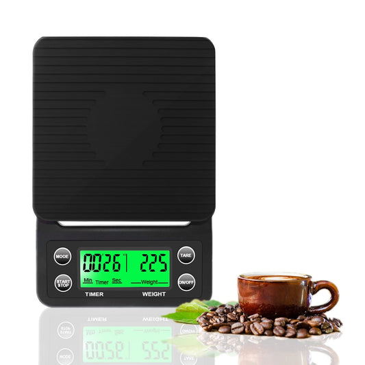 bilancia da cucina digitale ad alta precisione per caffè americano. con display LCD  3Kg/0.1g  5Kg/0.1g